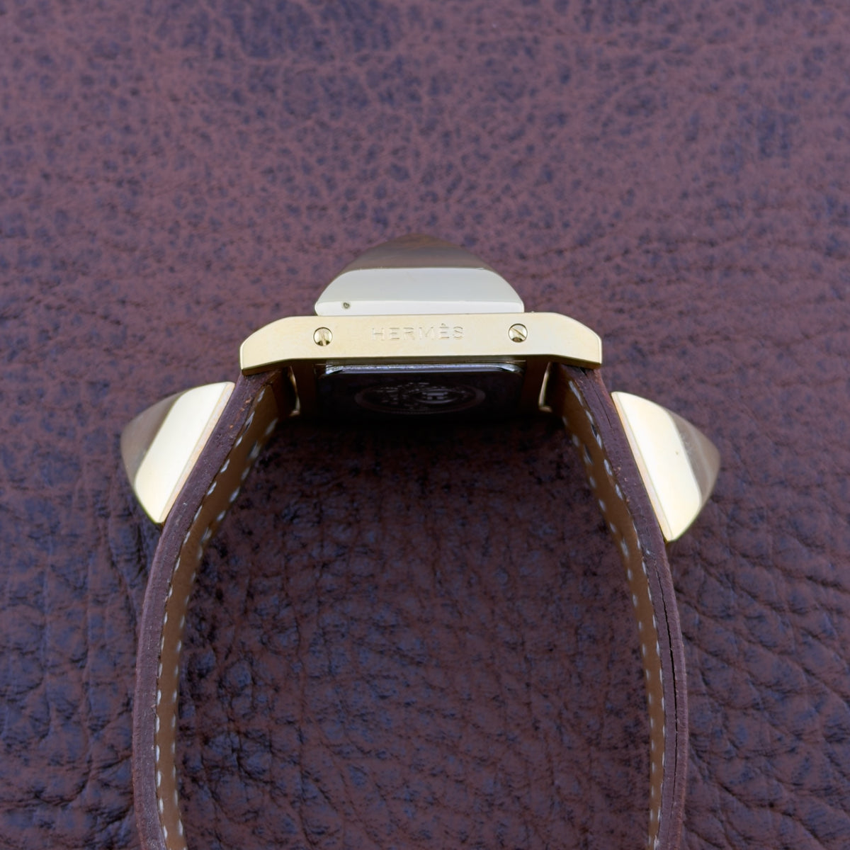 Hermes Medor Spiked Bracelet Watch - Original Leather Strap & Buckle