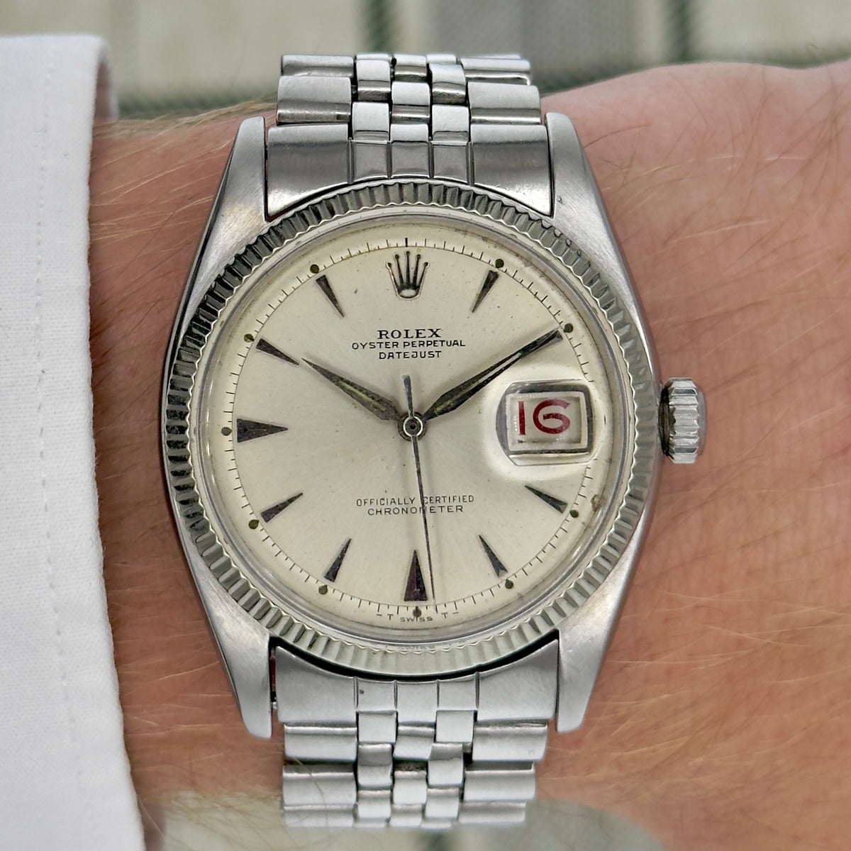 1955 Rolex Datejust - Ref. 6305 - 36mm - Roulette Date - Men’s Watch