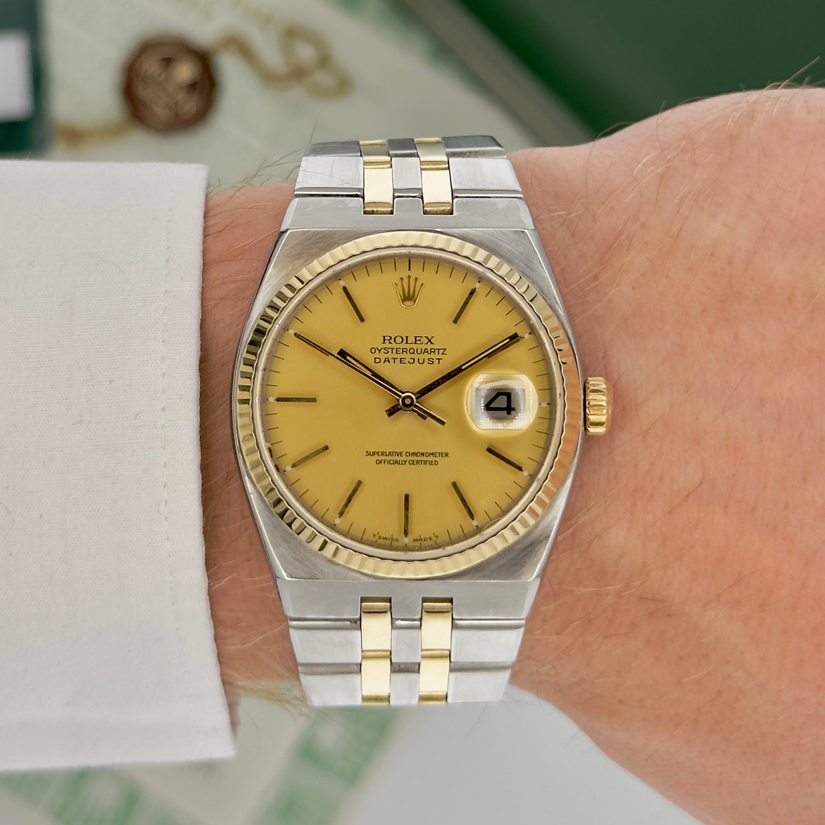1981 Rolex Oysterquartz - Ref. 17013 - Box & Papers - 36mm
