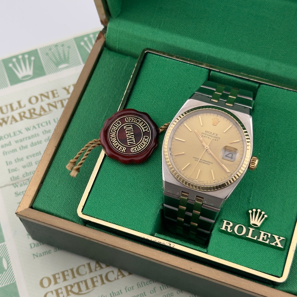 1981 Rolex Oysterquartz - Ref. 17013 - Box & Papers - 36mm