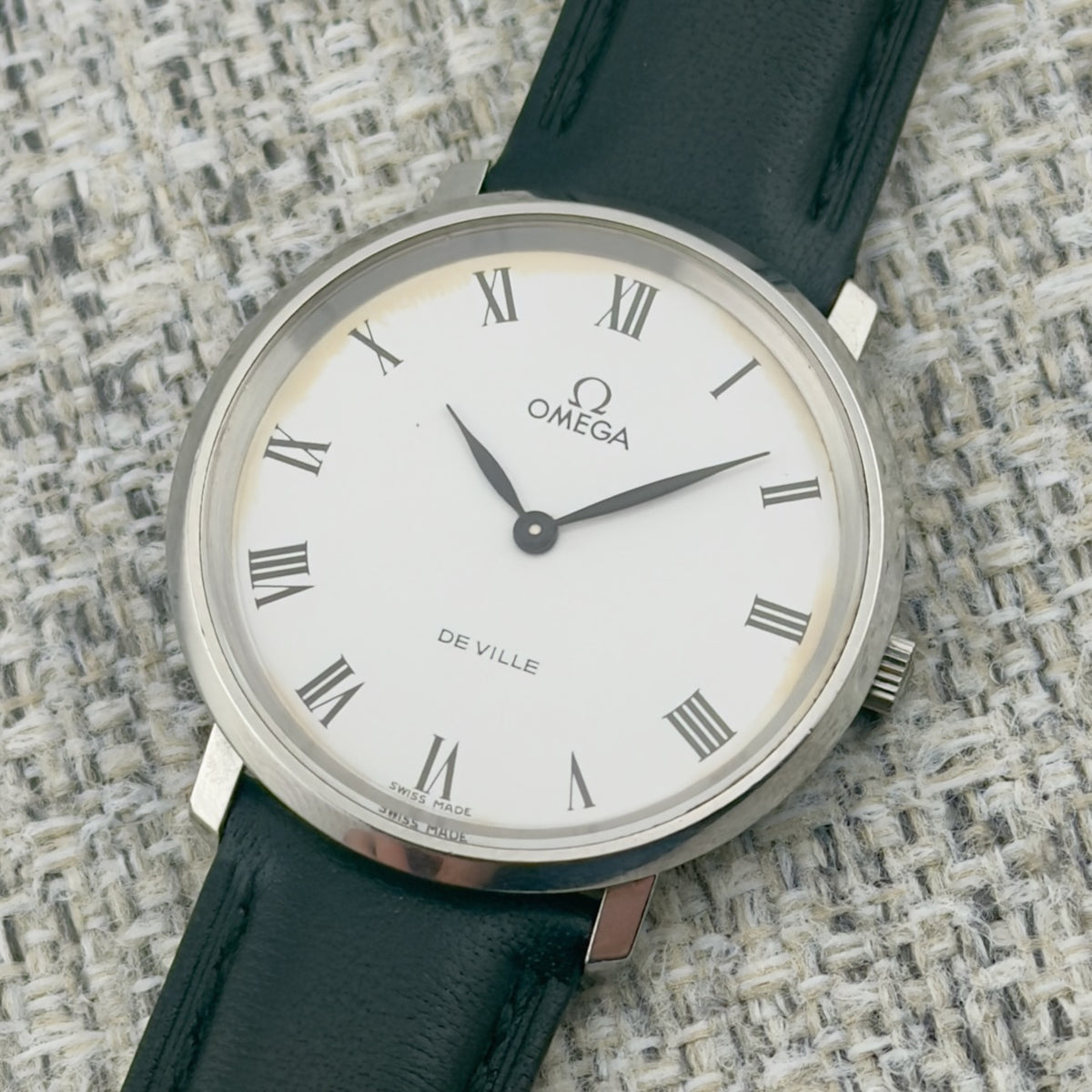 1970s Omega De Ville - White Roman Numeral Dial - Manual Wound