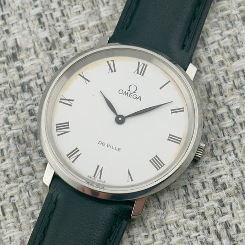 1970s Omega De Ville - White Roman Numeral Dial - Manual Wound