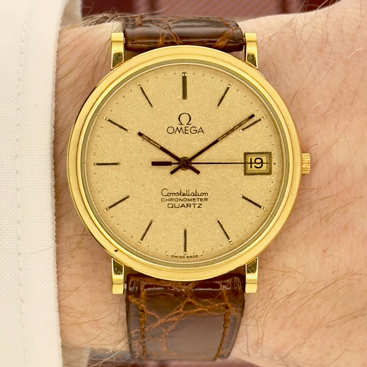 Vintage 1970s Omega Constellation - Quartz - 35mm - Ref. 198.0426 - Men’s Watch