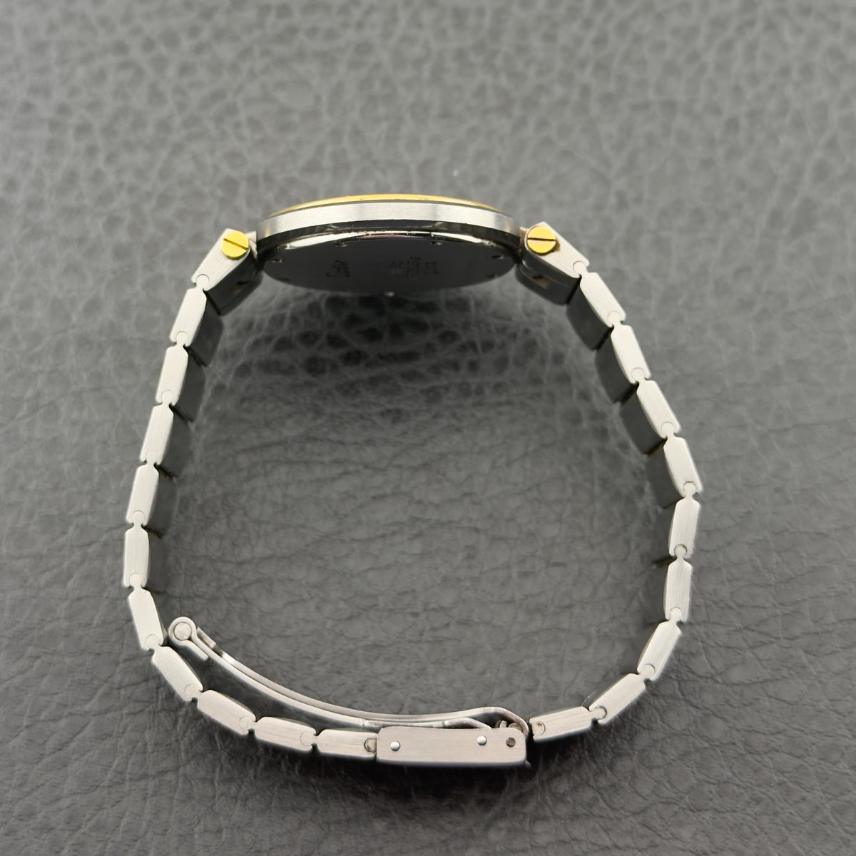 Cartier Santos Ronde - Two Tone 18k Gold - Ref 8191 - White Roman Dial - Papers