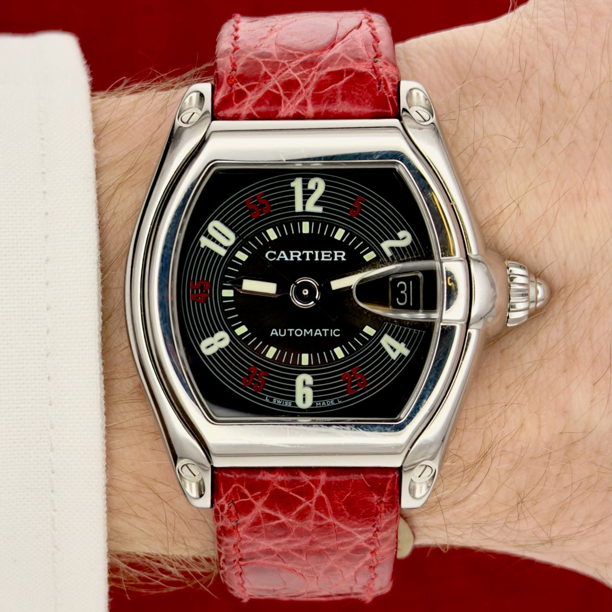 Cartier Roadster - Ref 2510 - Arabic Dial - Original Box - Men’s Watch