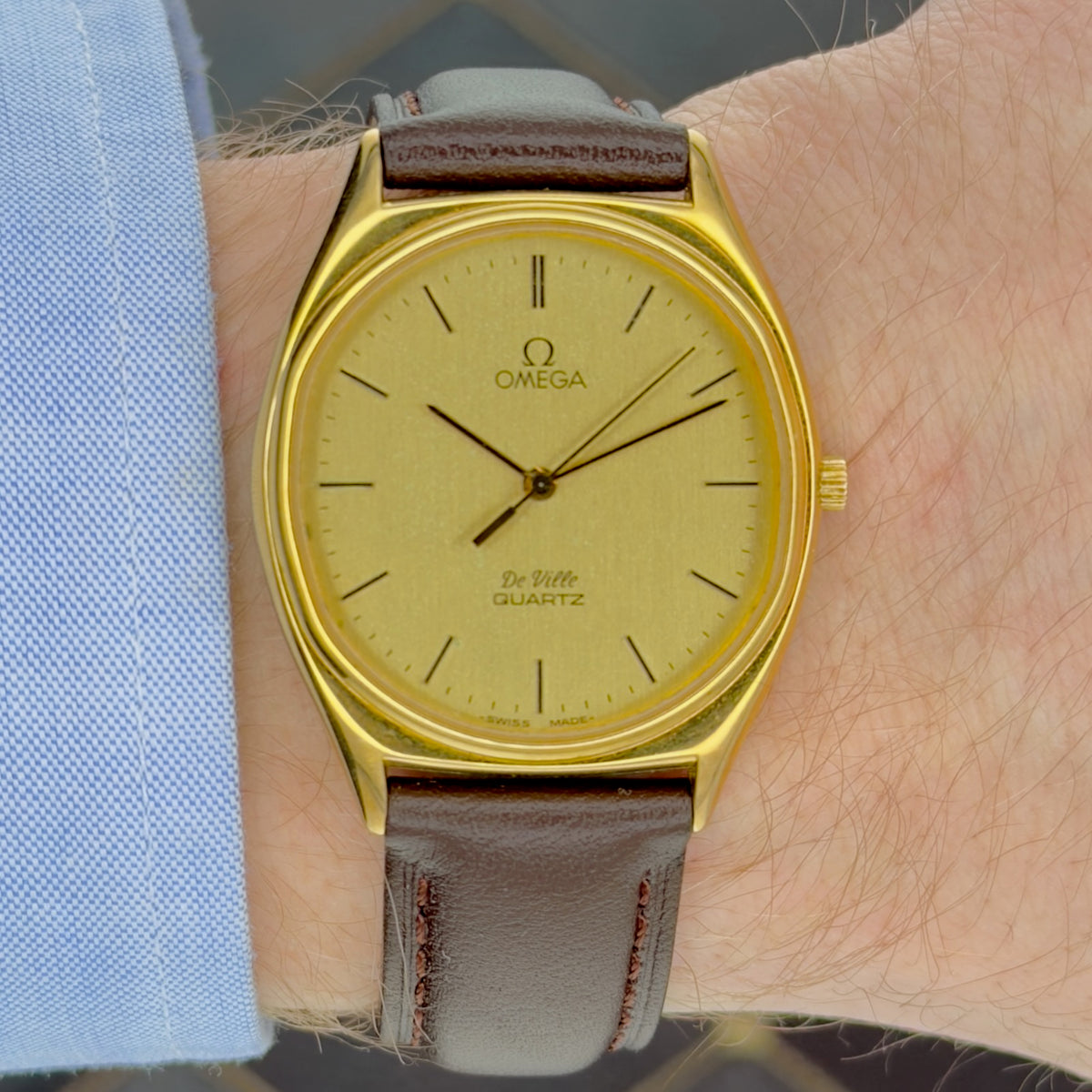 Vintage 1980s Omega De Ville - Box & Papers - Ref 191.0087 - Men’s Watch