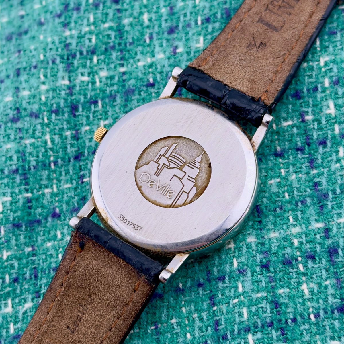 Vintage 1990’s Omega De Ville Quartz - Gold Dial - Ref 196.2432 - Men’s Watch