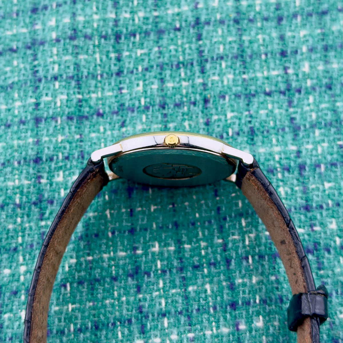 Vintage 1990’s Omega De Ville Quartz - Gold Dial - Ref 196.2432 - Men’s Watch