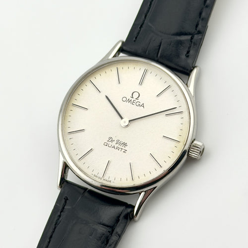 1978 Vintage Omega De Ville - White Dial - Quartz - Ref 191.0072