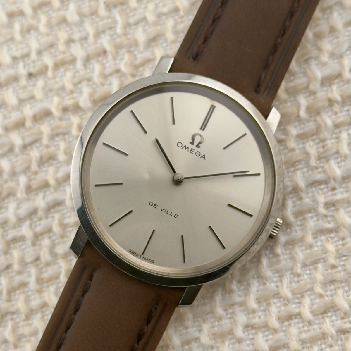 Vintage 1970s Omega De Ville - Silver Dial - Ref 111.0107 - Manual - Men’s Watch