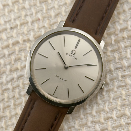 Vintage 1970s Omega De Ville - Silver Dial - Ref 111.0107 - Manual - Men’s Watch