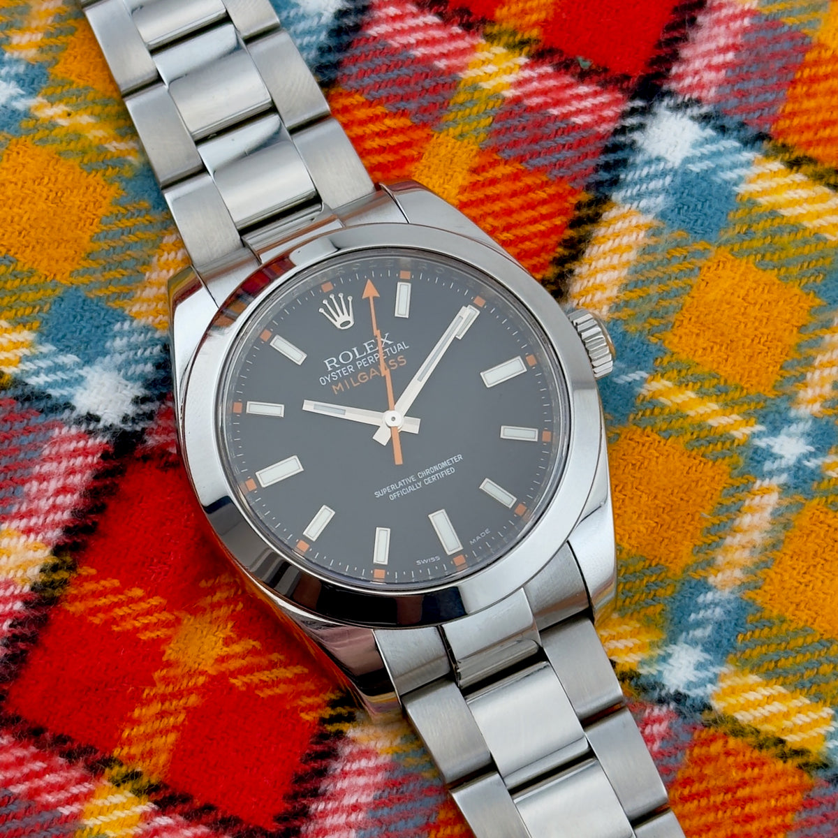 Rolex Milgauss - Ref 116400 - Black Dial
