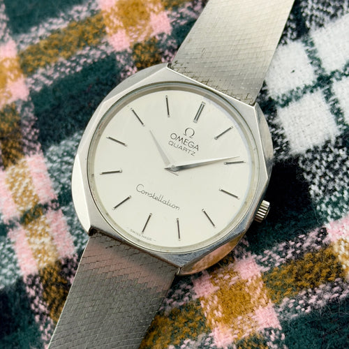 1970s Omega Constellation - Octagon Quartz - Original Bracelet