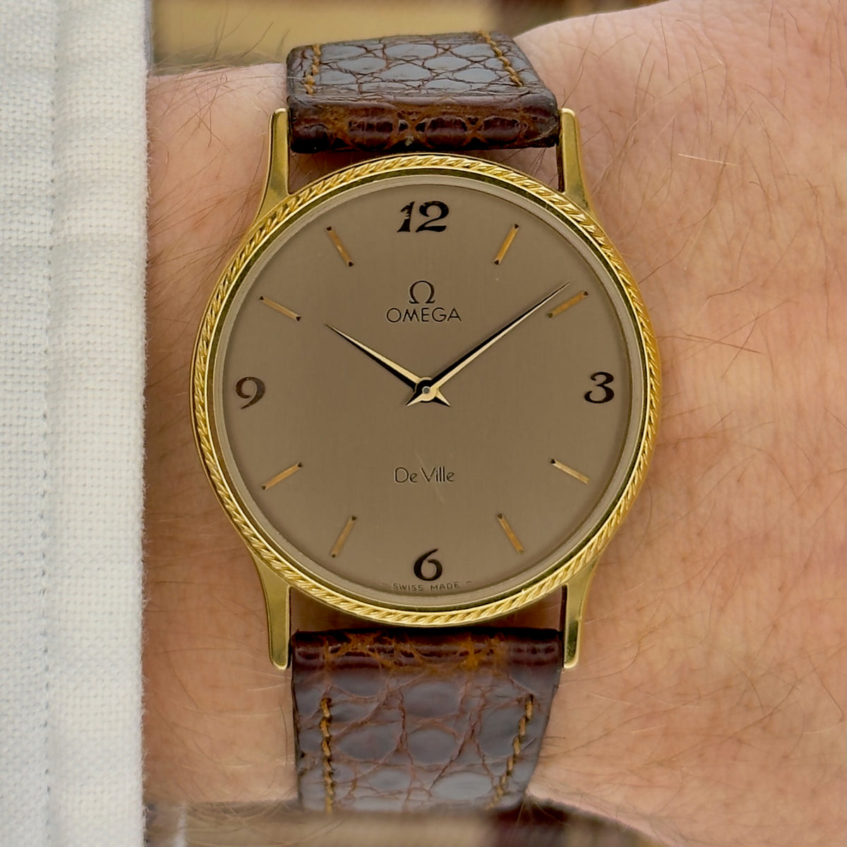 Vintage 1980’s Omega Deville - Numeral Dial - 32mm Quartz - Men’s Watch