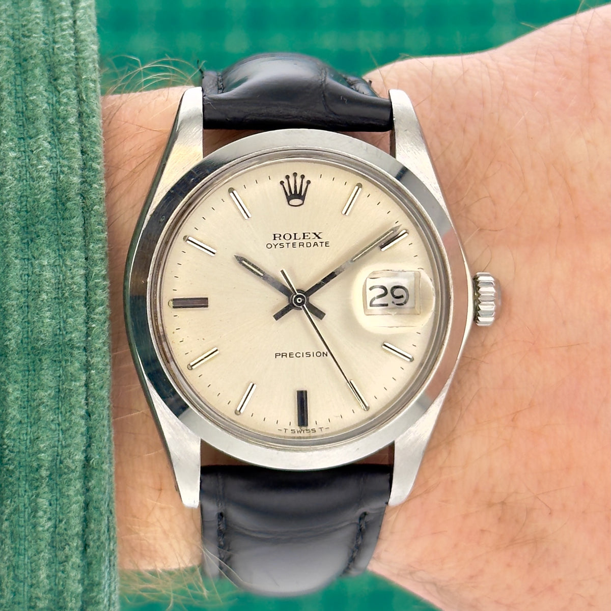 Vintage 1969 Rolex Oyster Date Precision - Ref. 6694 - 34mm - Mens Watch