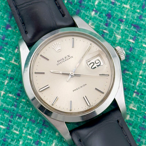 Vintage 1969 Rolex Oyster Date Precision - Ref. 6694 - 34mm - Mens Watch