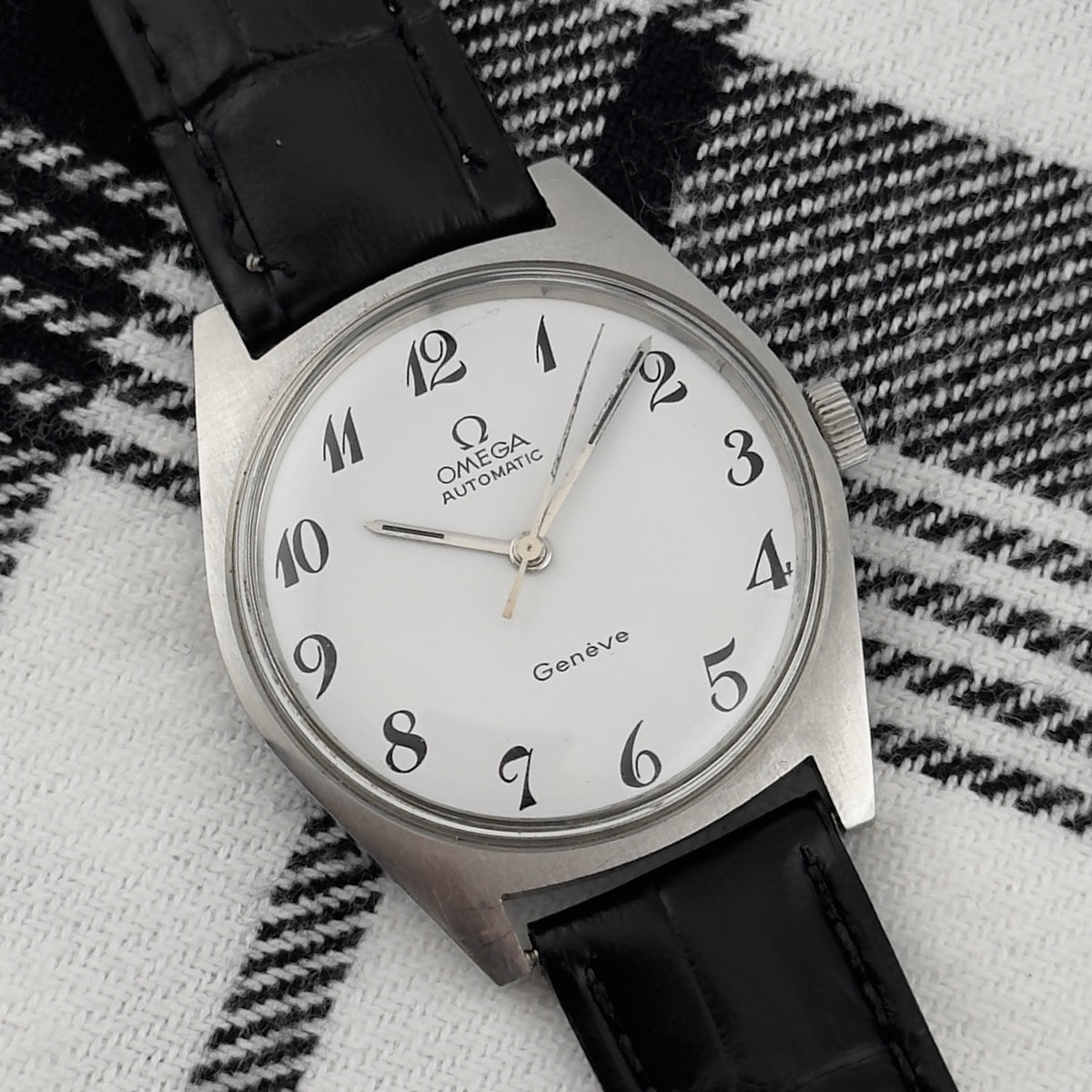 1960s Omega De Geneve Automatic - White Breguet Numeral Dial