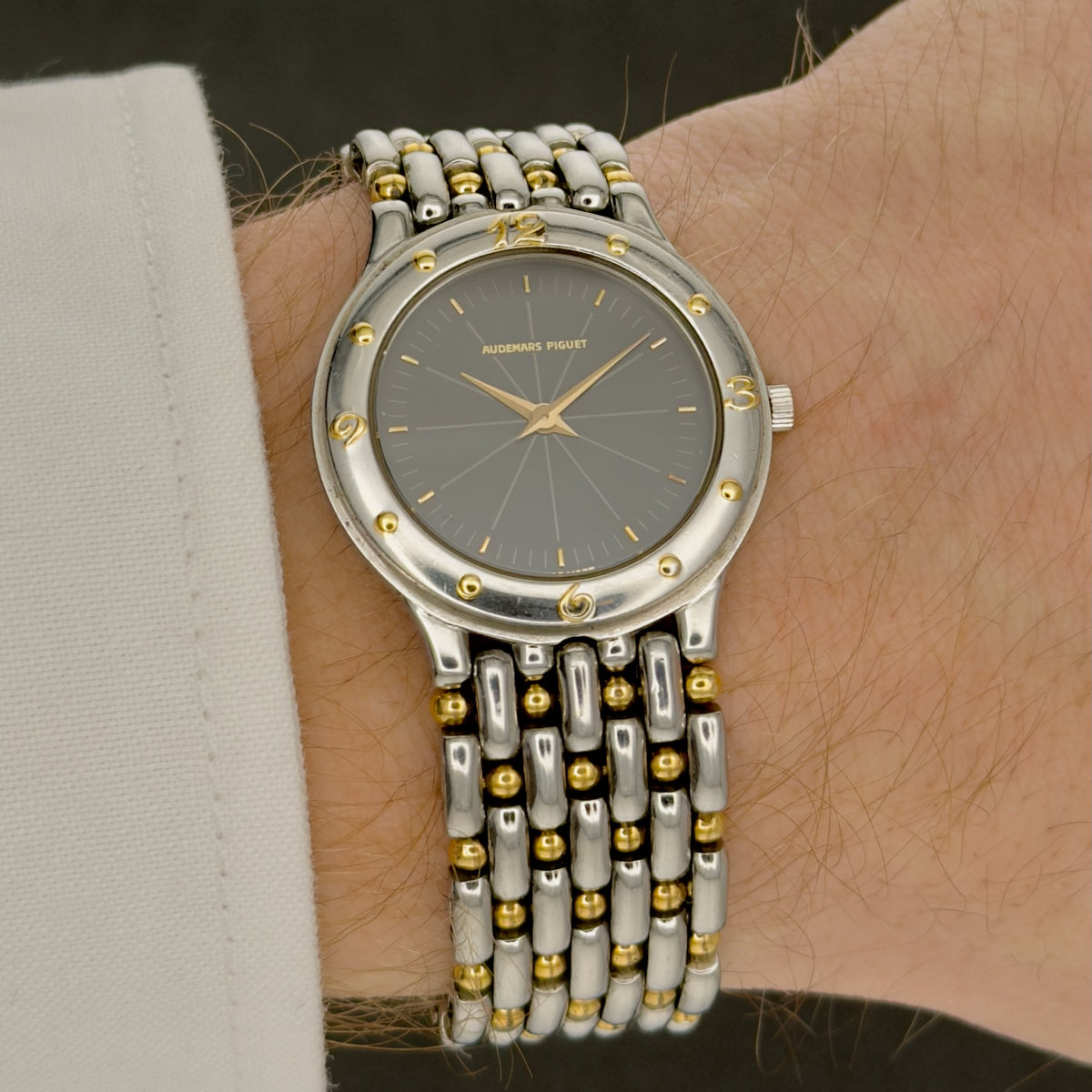 Audemars Piguet Meridian 18K Solid Gold / Steel Two Tone Gray Dial - Mens Watch