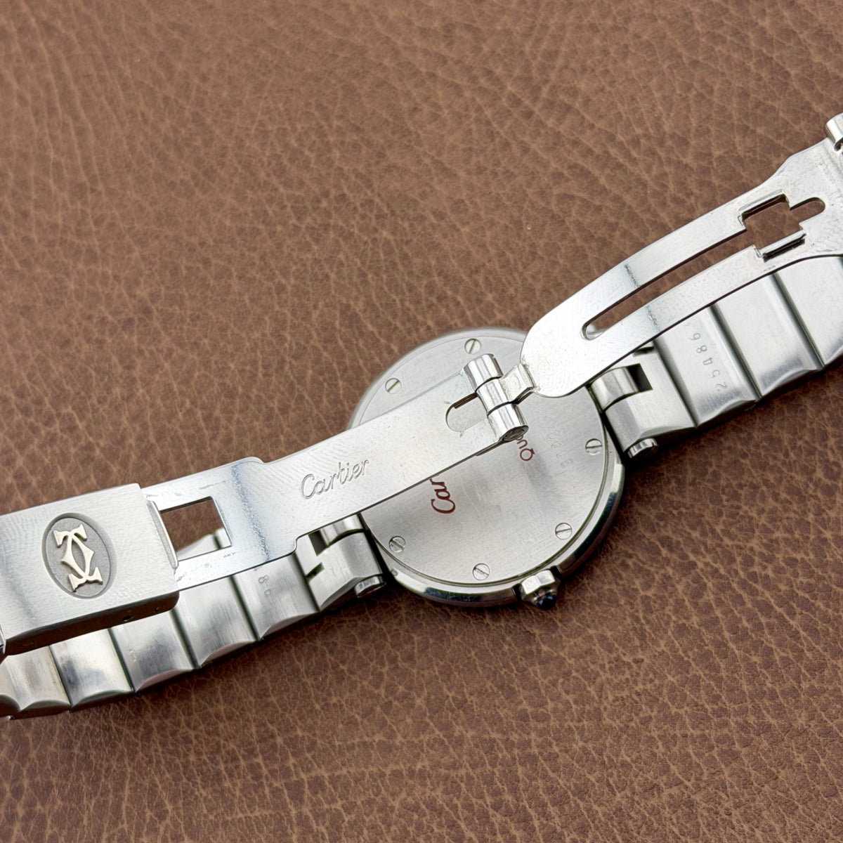 Cartier Santos Round - 27mm - With Papers - Original Bracelet - Ladies Watch