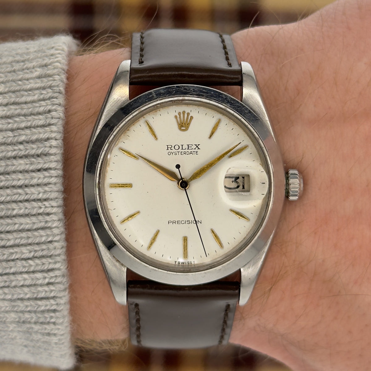 Vintage 1963 Rolex Oyster Date Precision - Ref. 6694 - 34mm - Men’s Watch
