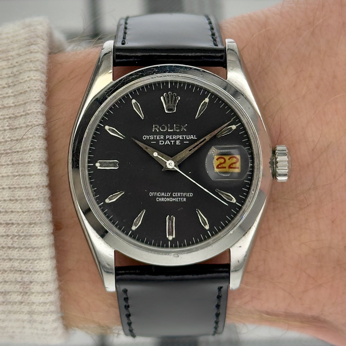Vintage 1963 Rolex Oyster Perpetual Date - Ref. 6534 - Rare - 34mm - Men’s Watch