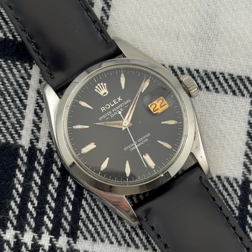 Vintage 1963 Rolex Oyster Perpetual Date - Ref. 6534 - Rare - 34mm - Men’s Watch