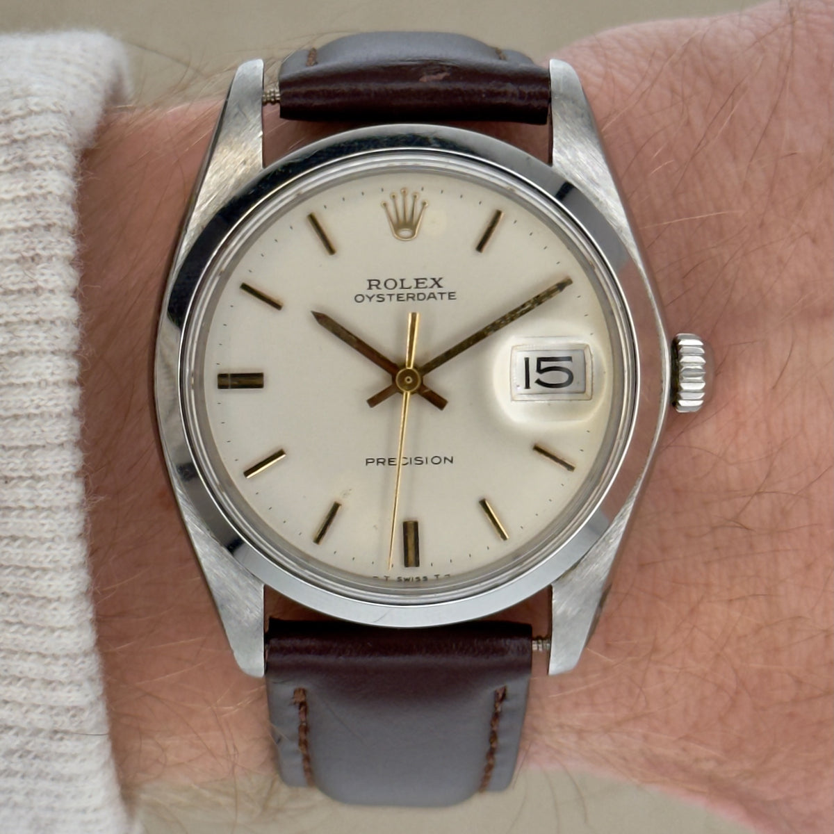 Vintage 1968 Rolex Oysterdate - Ref. 6694 - Manual - 34mm - Men’s Watch
