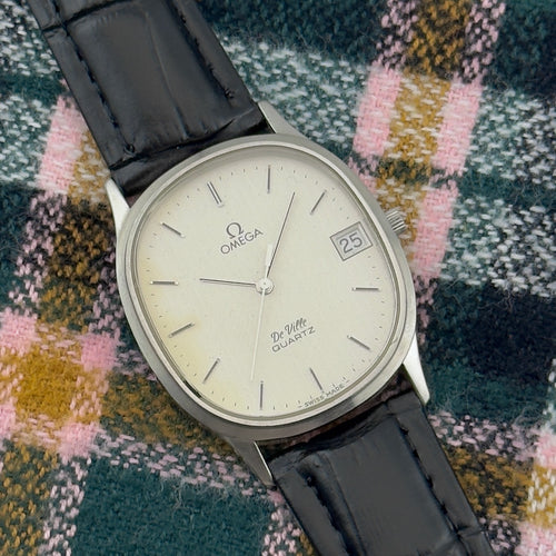 Vintage 1980’s Omega De Ville - White Dial - Quartz - 31mm - Men’s Watch