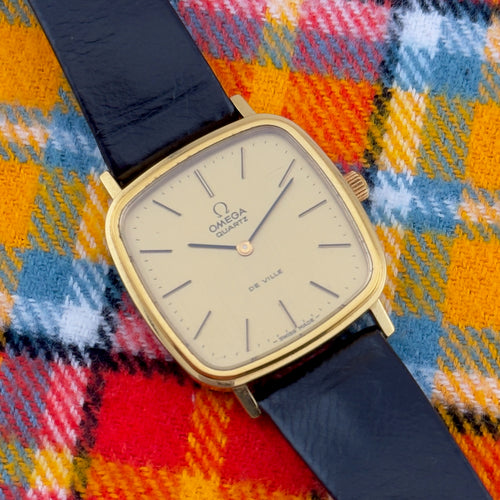 Vintage 1970’s Omega De Ville - Gold Dial - Quartz - 34mm - Men’s Watch