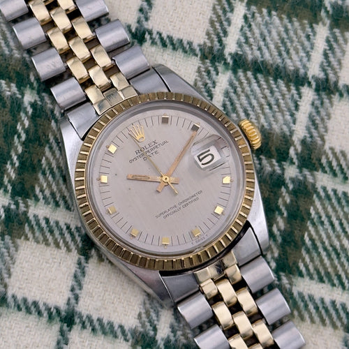 Vintage 1968 Rolex Oyster Perpetual Date - Ref. 1505 - Two Tone - 34mm - Men’s