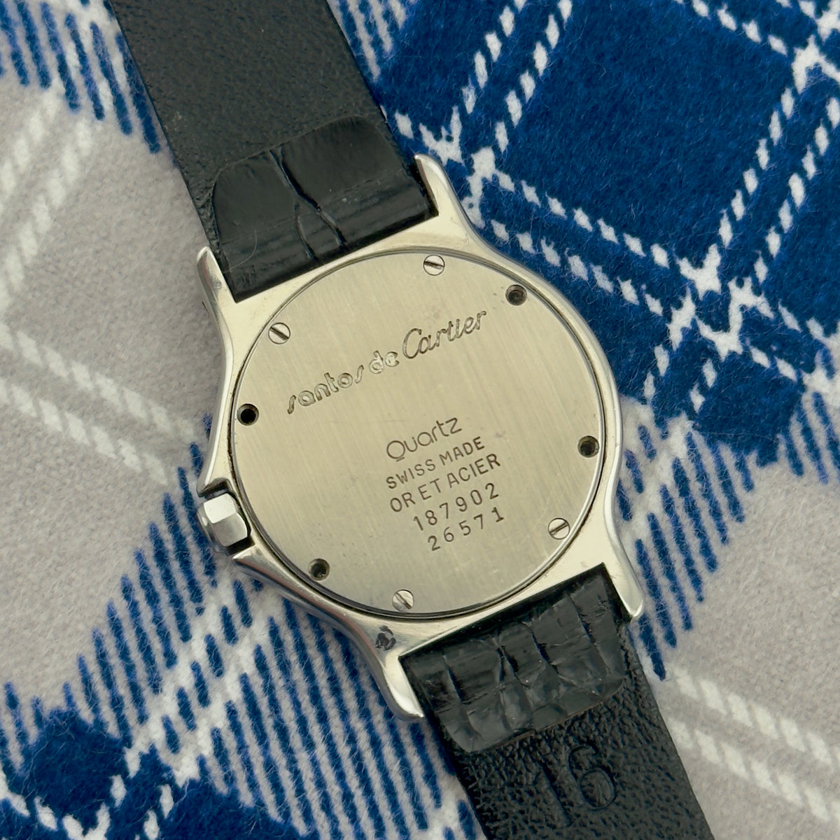 1990s Cartier Santos Octagon - 18K Yellow Gold