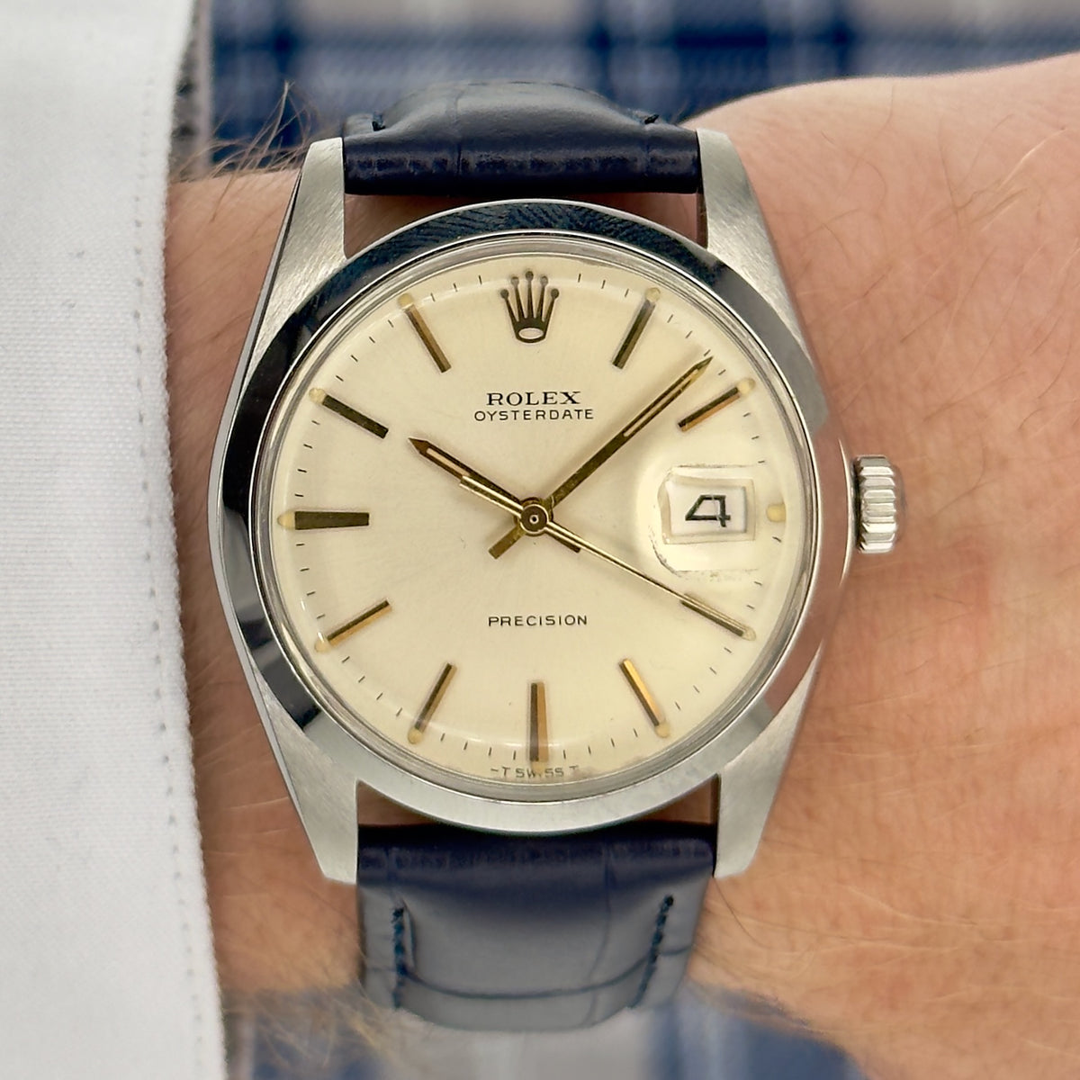 Vintage 1972 Rolex Oysterdate - Ref. 6694 - Manual - 34mm - Men’s Watch