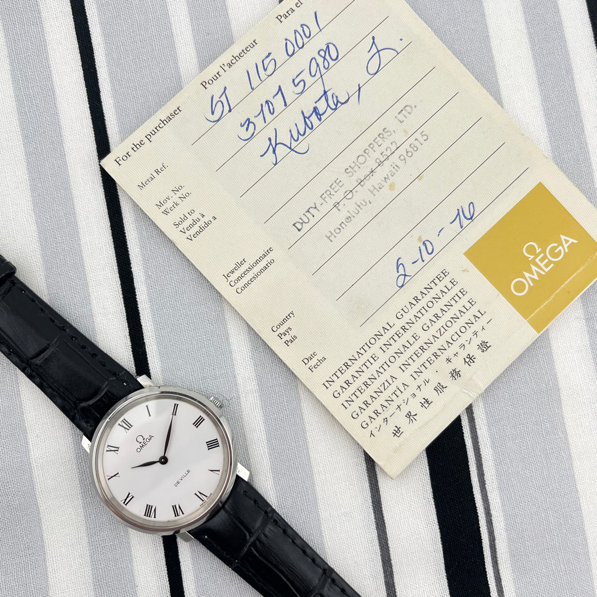 1968 Omega Genève - Ref. 135.041