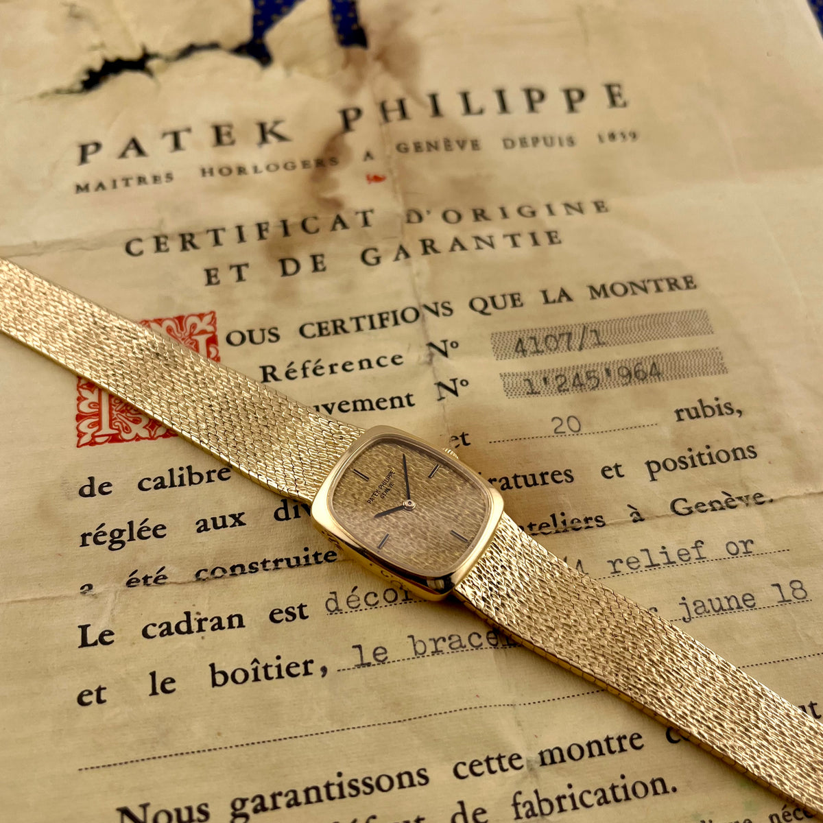 1972 Patek Philippe Golden Ellipse - Ref. 4107