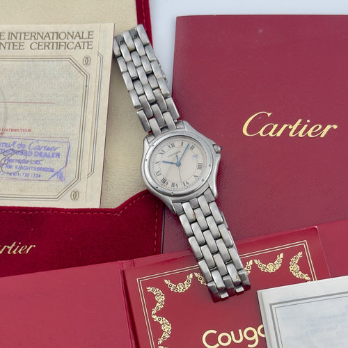 Cartier Panthere Cougar - Stainless Steel - With Papers