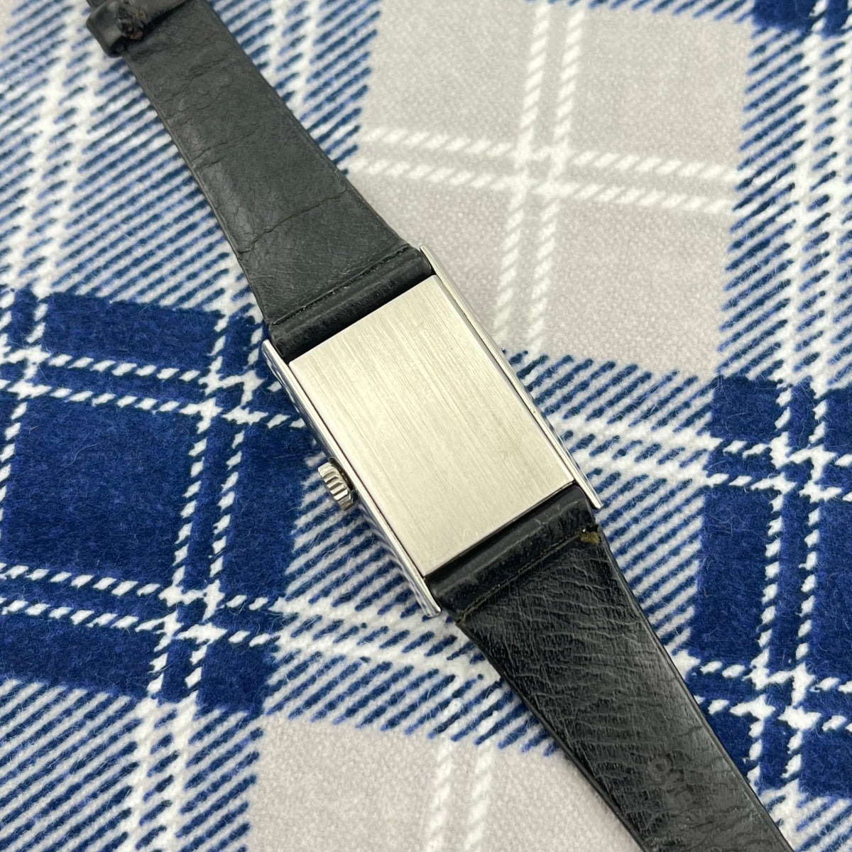 1970's Omega De Ville Tank - Checkered Dial