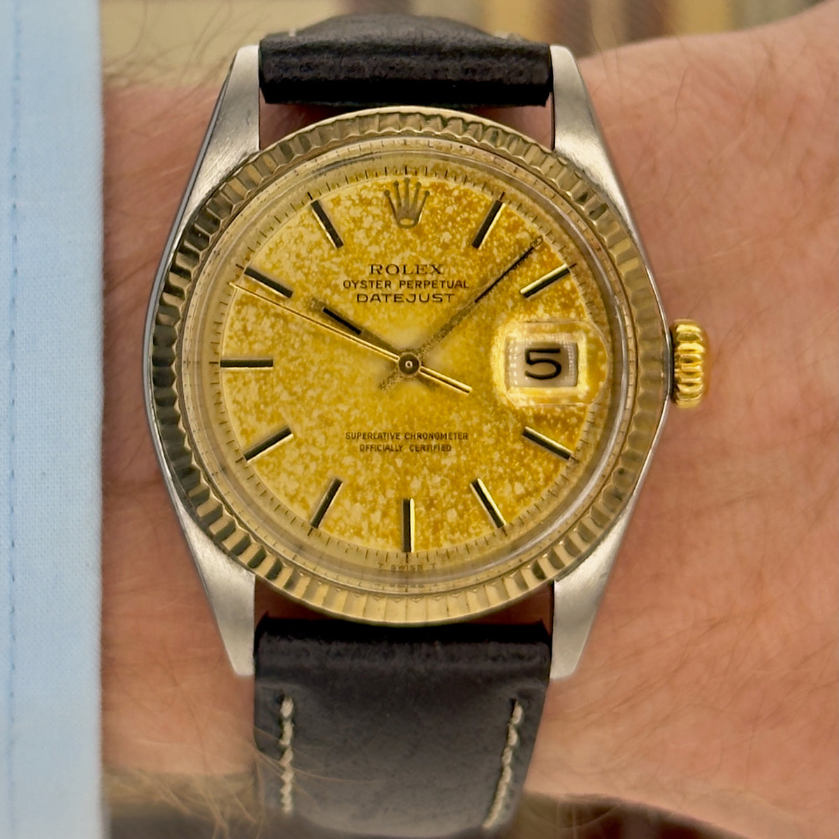 Vintage 1969 Rolex Datejust - Ref. 1601 - 36mm - Patina Dial - Men’s Watch