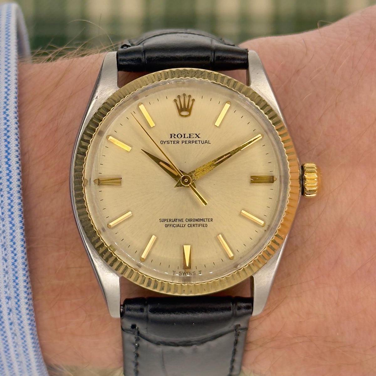 Vintage 1965 Rolex Oyster Perpetual - Ref. 1005 - 34mm - Two Tone - Men’s Watch
