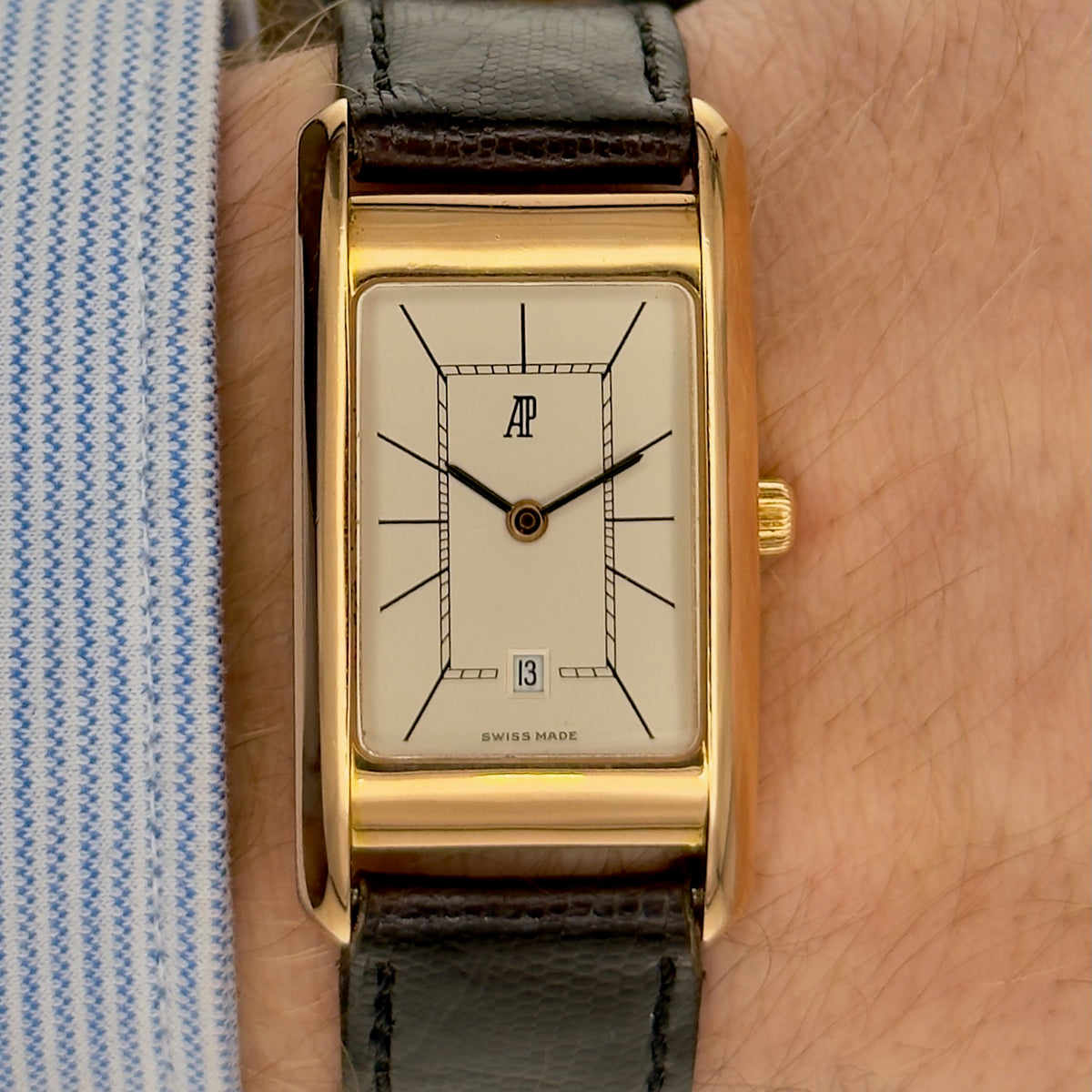 Audemars Piguet Edward Piguet Tank - 18k Solid Rose Gold - Men’s Watch