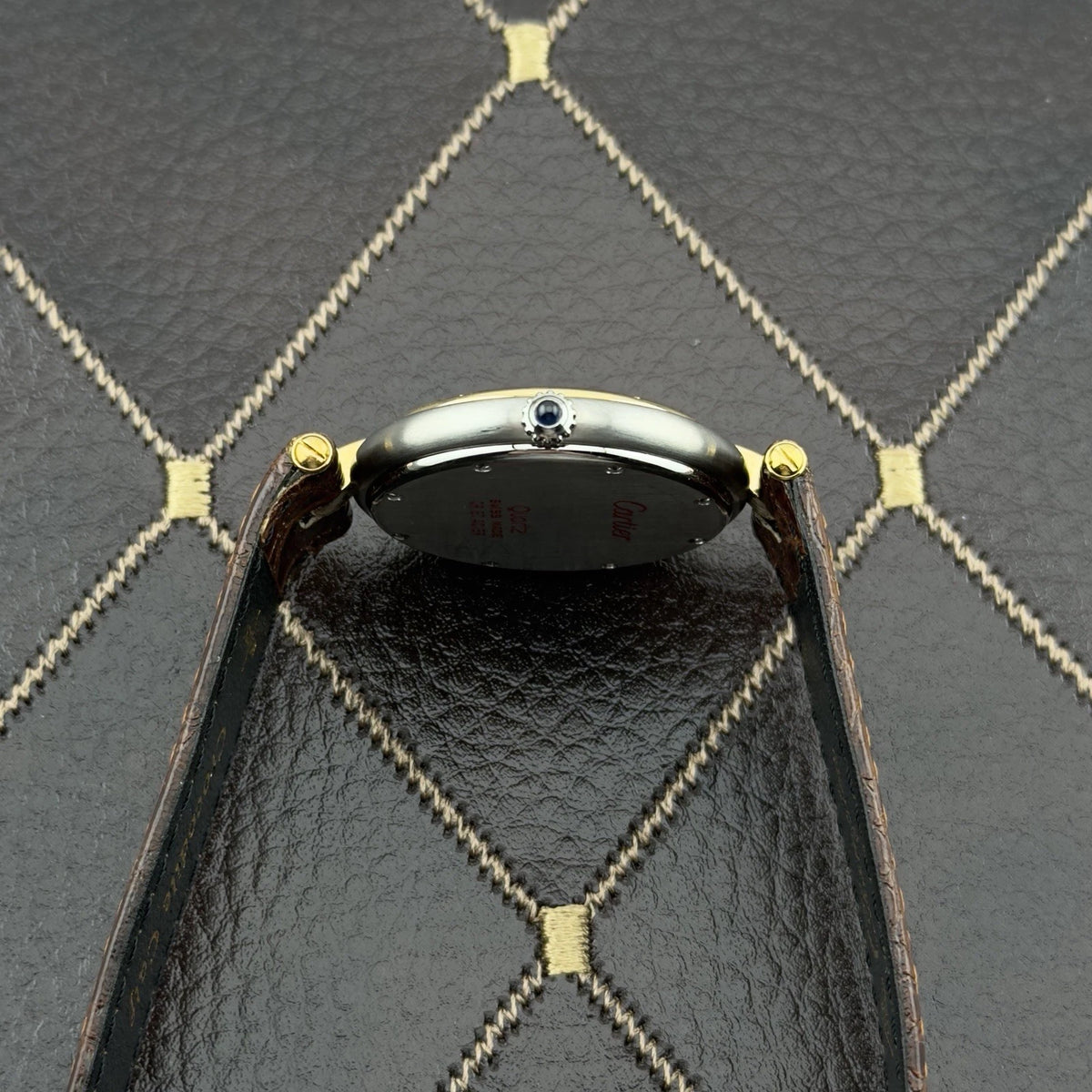 Vintage 1990s Cartier Panthere Vendome - Roman Numeral Dial - 18k Yellow Gold