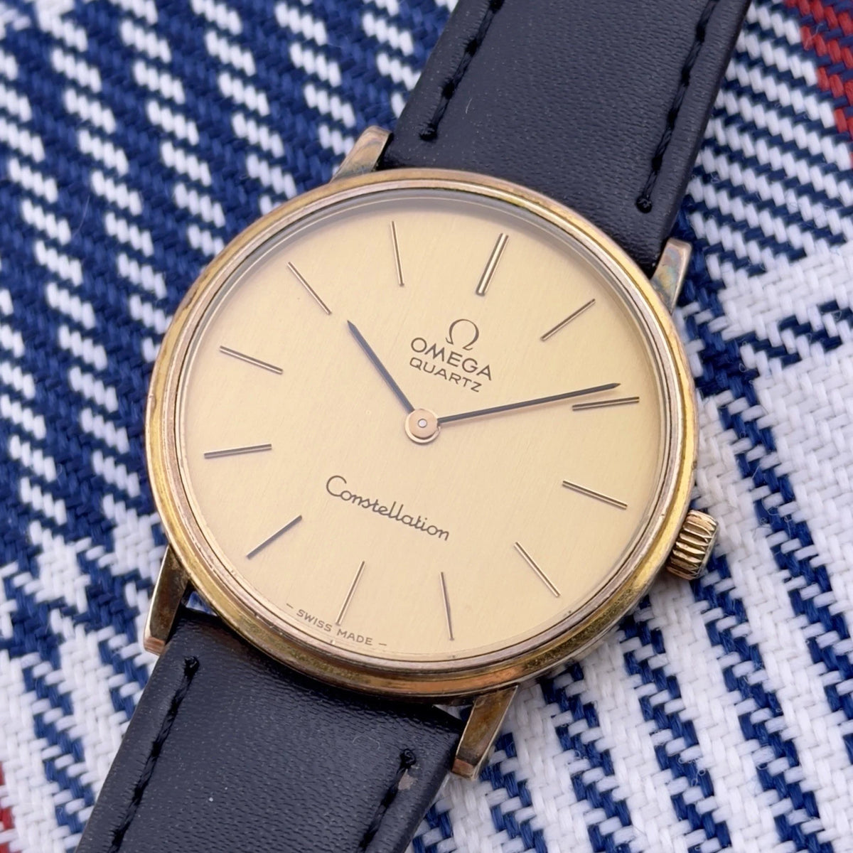 Vintage 1978 Omega Constellation - Gold Dial Quartz - Ref. 191.032