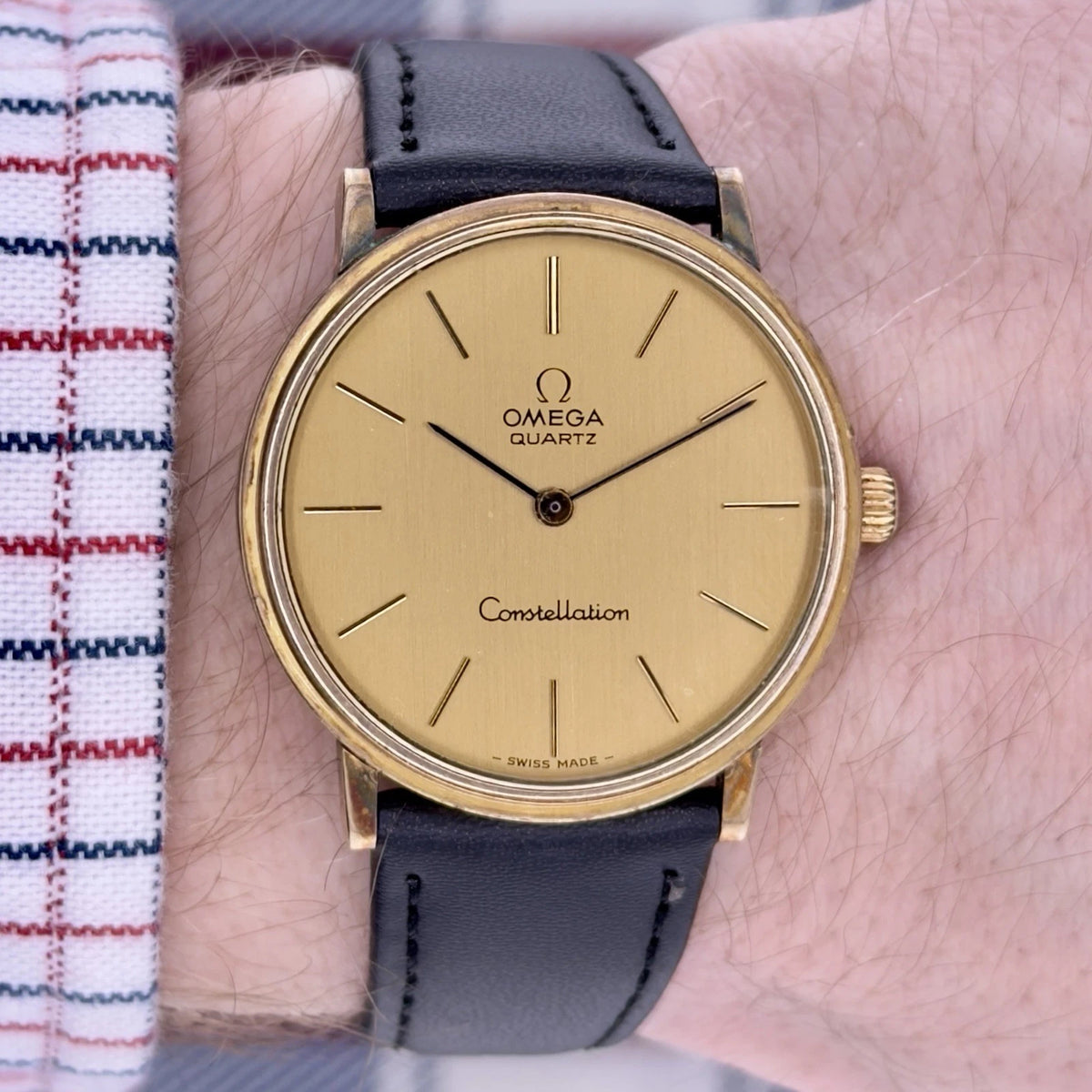Vintage 1978 Omega Constellation - Gold Dial Quartz - Ref. 191.032