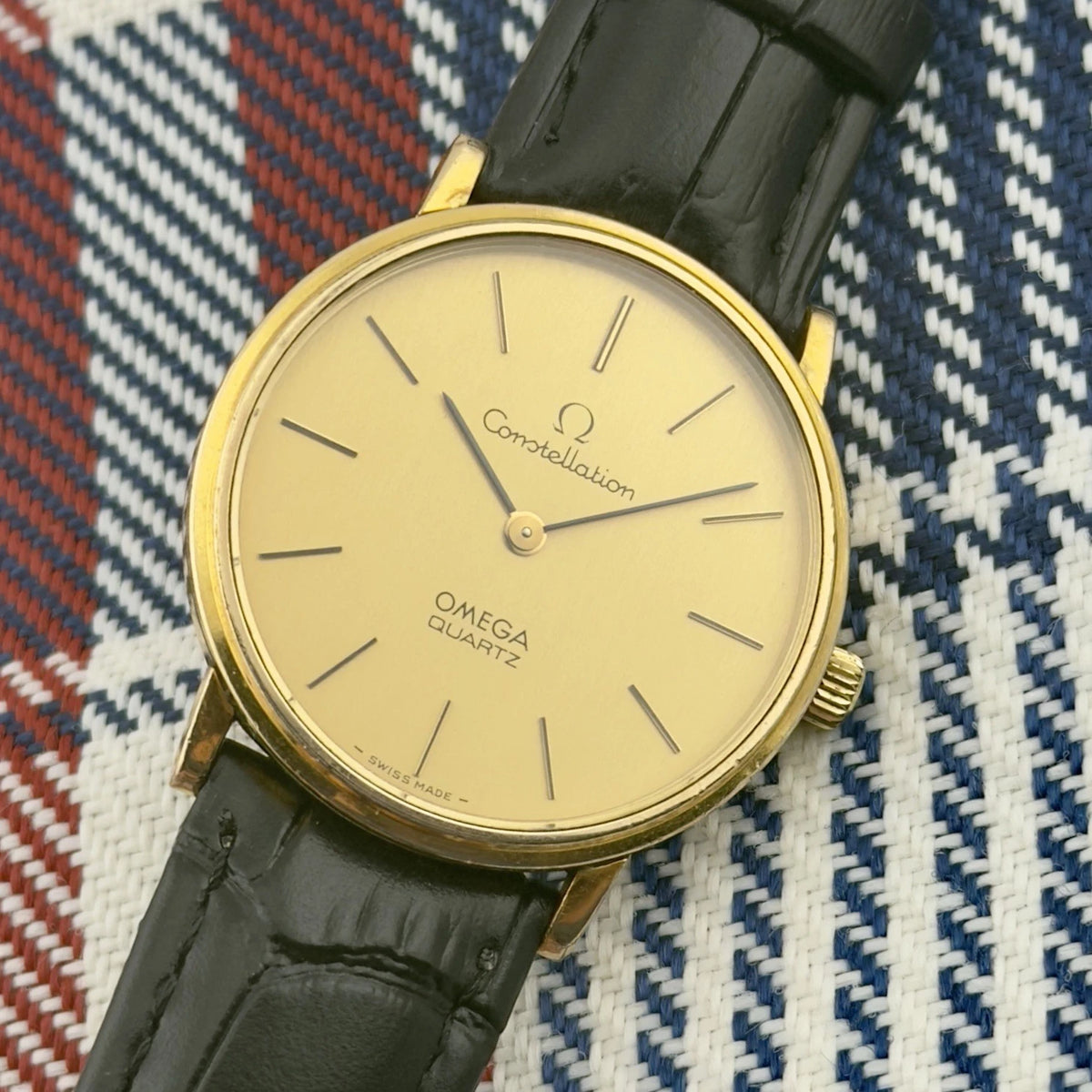 Vintage 1978 Omega Constellation - Gold Dial Quartz - Ref 191.0032