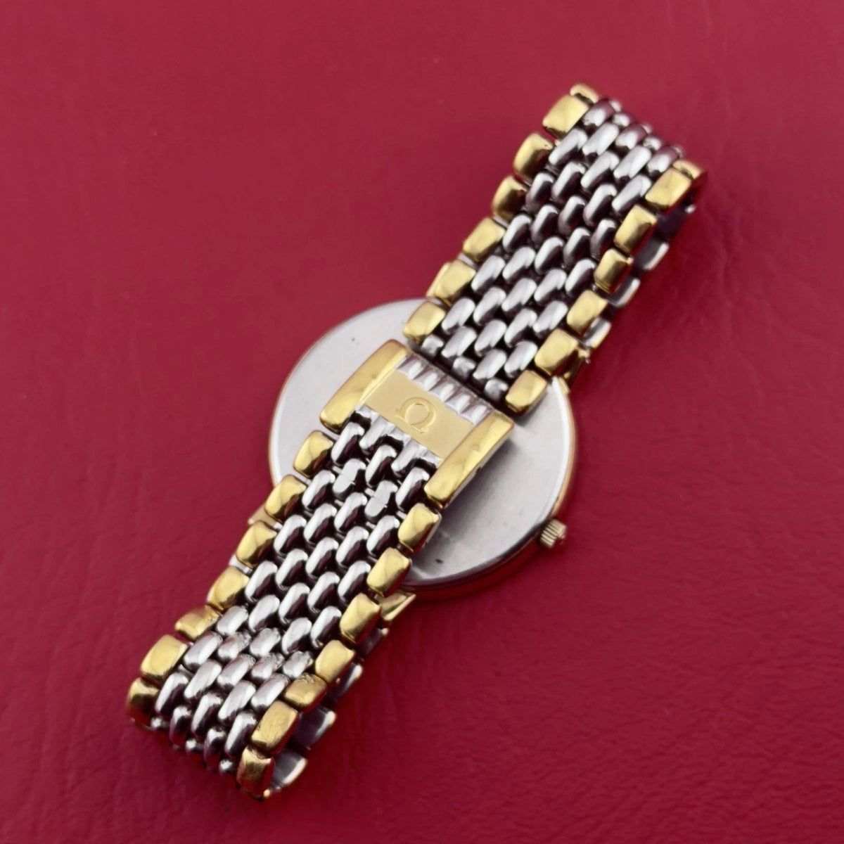 Vintage 1980s Omega De Ville Quartz- Two Tone - Ref 395.0875