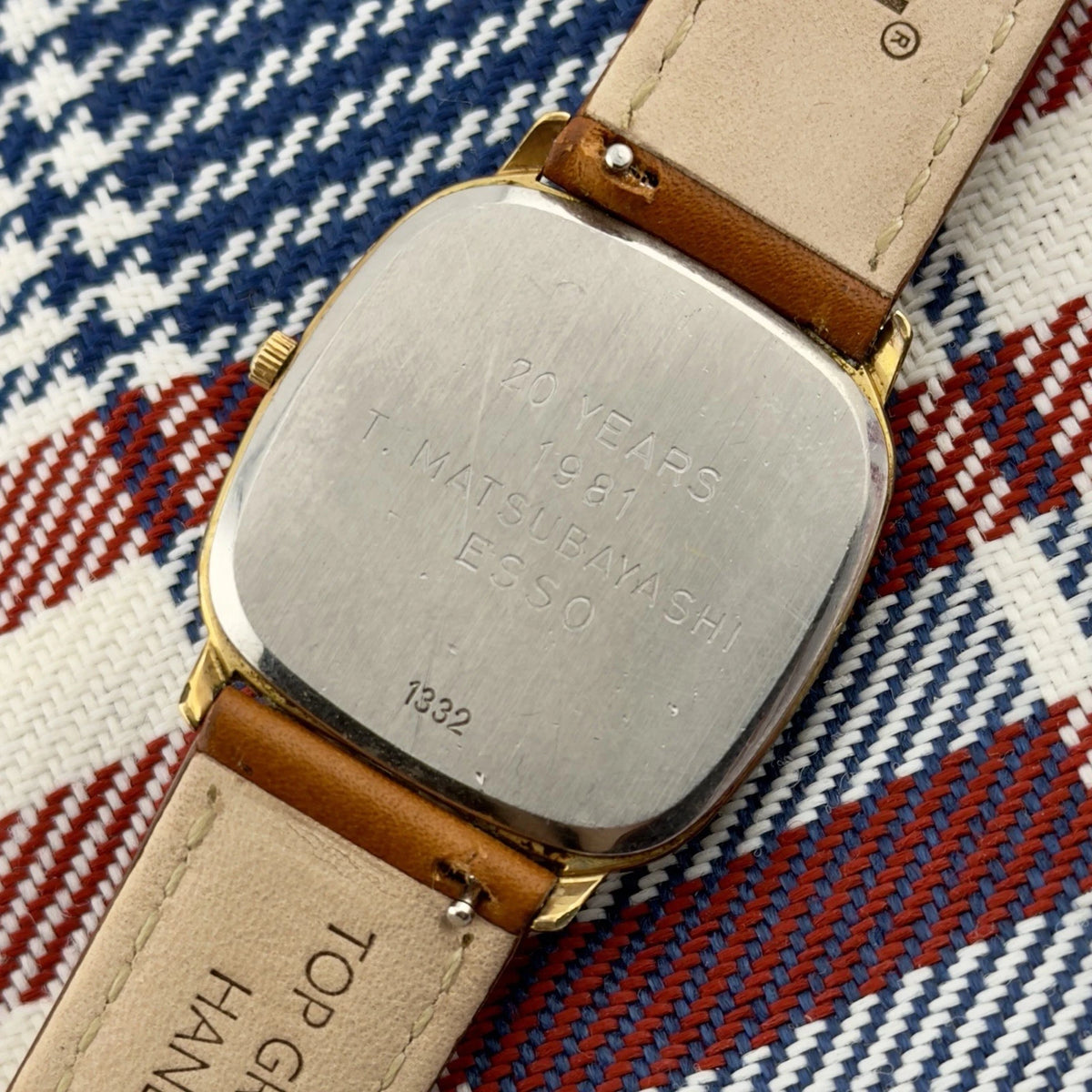 Vintage 1979 Omega De Ville Quartz - Square Tank - Gold Dial