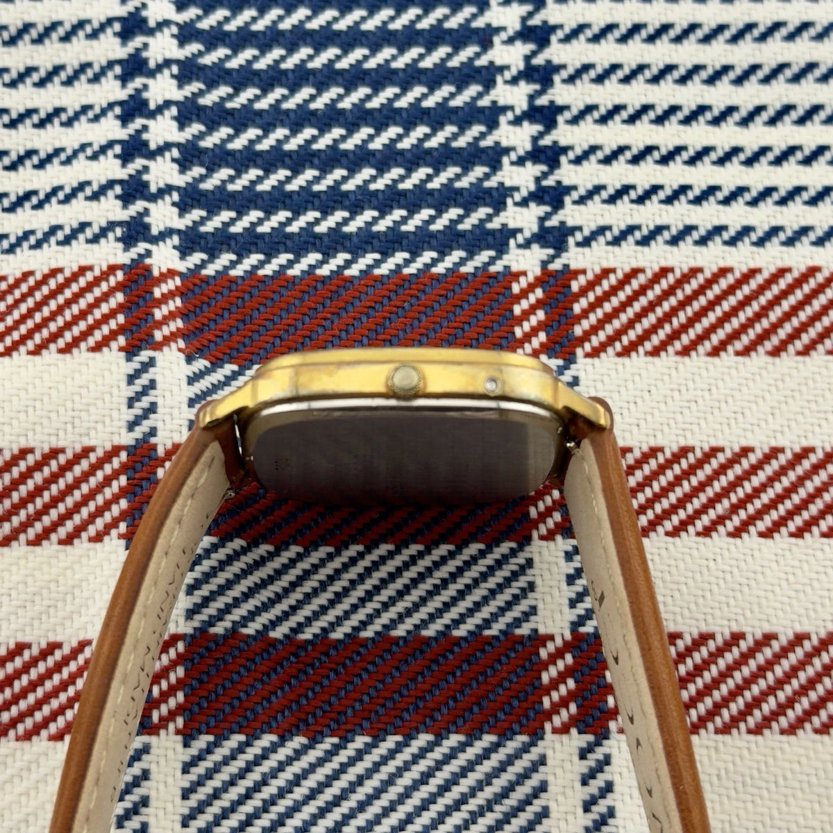 Vintage 1979 Omega De Ville Quartz - Square Tank - Gold Dial