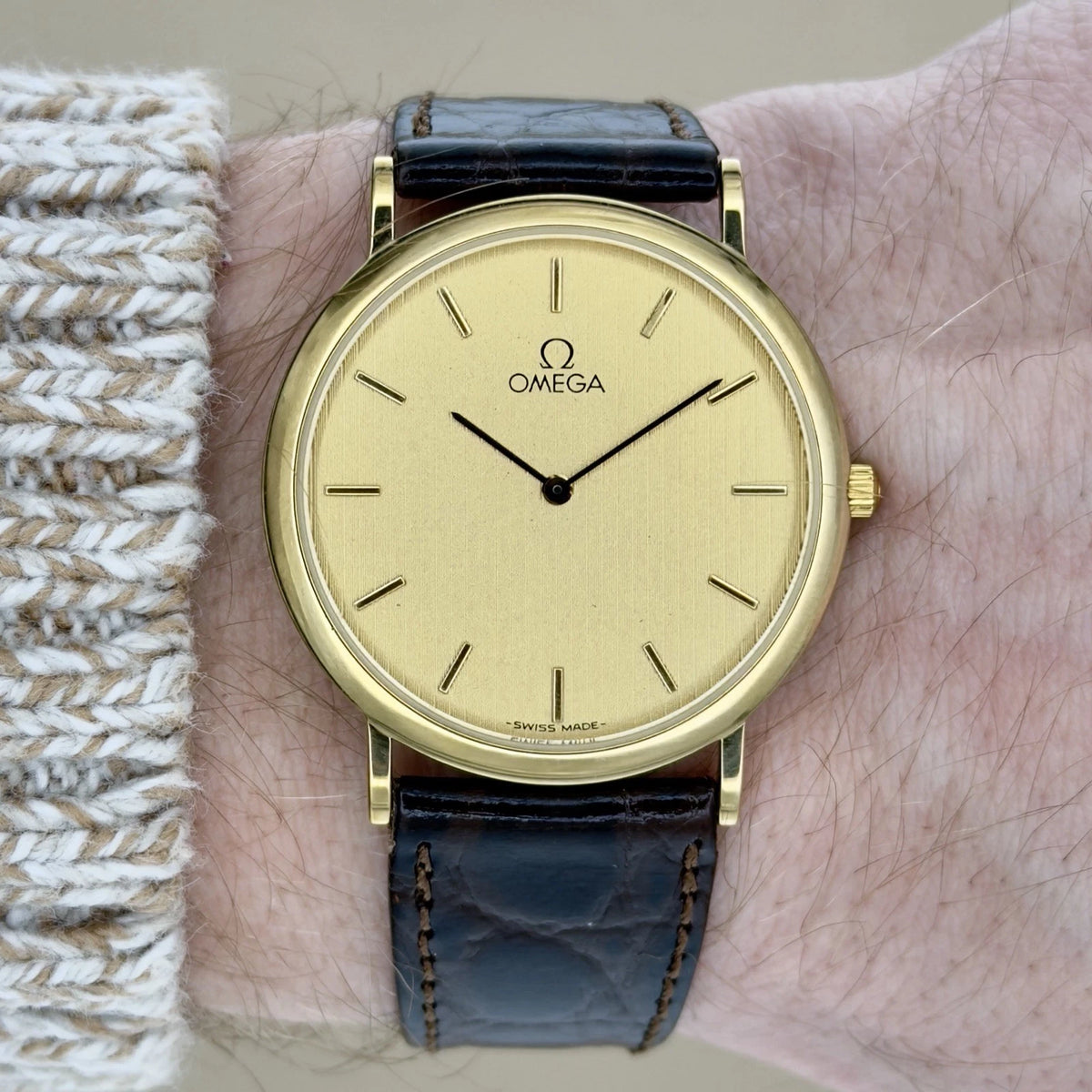 Vintage 1990’s Omega De Ville - Striped Dial - Ref 195.0075.2