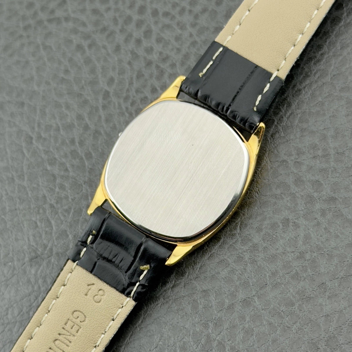 Vintage 1980s Omega De Ville Quartz - Gold Grid Dial - Ref 191.0099