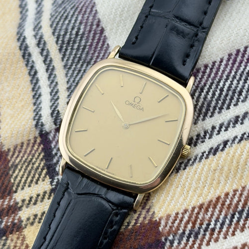 Vintage 1980’s Omega De Ville Quartz - Square Tank - Ref 195.0072