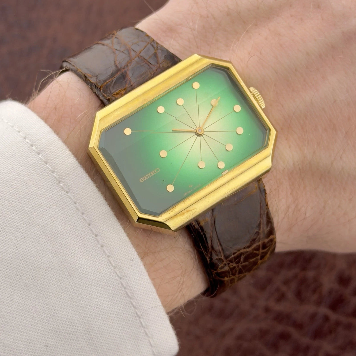 Vintage 1970's Seiko - Emerald Prismatic Disco Dial - Ref 11-3780